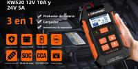 KONNWEI KW208 Prueba De Batería De Coche 12V 100 a 2000CCA Analizador De Circuito De Carga Y Arranque Herramientas De Batería 12 Volts - details 1