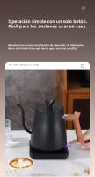 Hervidor Eléctrico Inteligente 1000ML Con Control De Temperatura Protección De Apagado Automático Y Boil-Dry En Acero Inoxidable Para Café Por Encima - details 20