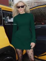 Vestido Mini Bodycon Elegante Dulzura Con Cremallera Y Mangas Largas Para Mujer Con Bolsillos Para Oficina Y Calle Otoño Invierno - details 46