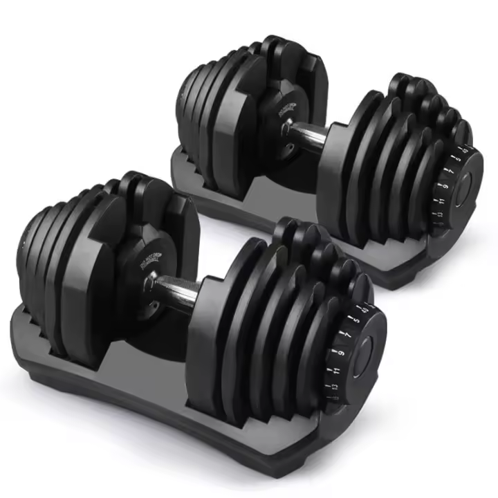 ALLINLIFE SET DE MANCUERNAS AJUSTABLES 1ud/2uds, DE 2,5 A 24 KILOS / 5 A 40 KILOS, ENTRENAMIENTO EN CASA, ENVIO RÁPIDO DESDE EUROPA, El rack ajustable se puede comprar opcionalmente, con una capacidad de carga de 50KG - 1