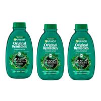 Garnier - Champú Original Remedies Té Verde & 5 Plantas detox para todo tipo de cabello, fórmula natural sin sulfatos, hidratante y antioxidante, 400 ml x 3 unidades - details 0