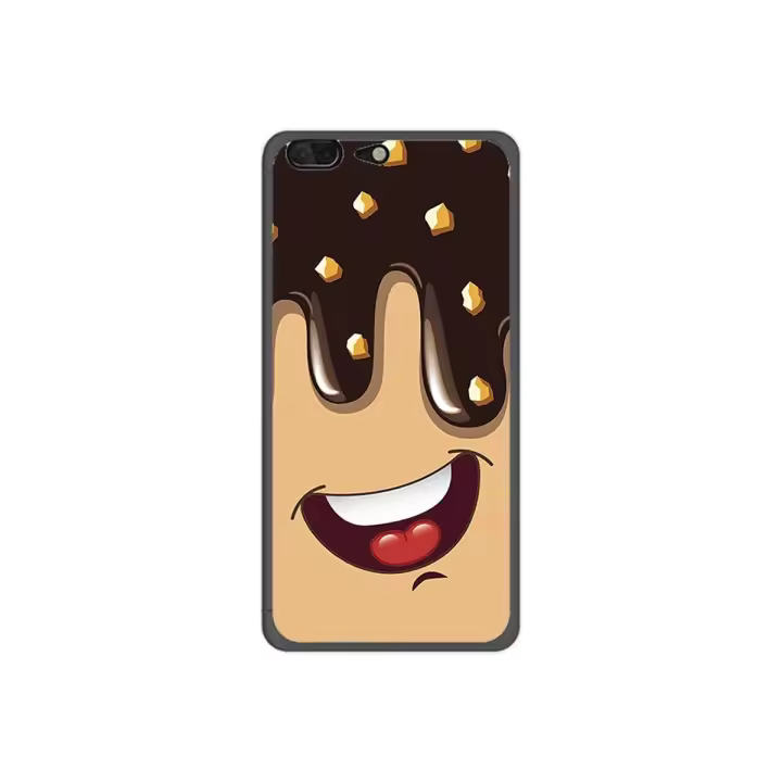 Tumundosmartphone Funda Gel Tpu para Leagoo T5 Diseño Helado Chocolate Dibujos - 1