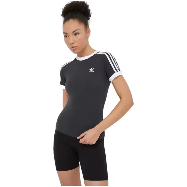 Camiseta Adidas modelo 3 S Rgln Tee Blckme en color Negro - 1