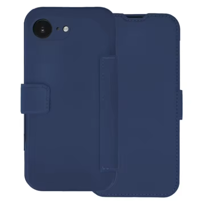 Funda Silicona Suave con Tapa para iPhone 17e (6.1) color Azul - 1