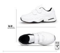 Zapatillas De Deporte Casuales Para Hombre Cuero Ajustable Con Hebilla Y Cierre Blanco Zapatillas Deportivas Masculinas Tenis - details 25