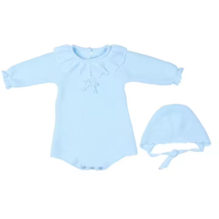 Conjunto croto punto 2 piezas bebé manga larga Tony Bambino - 1
