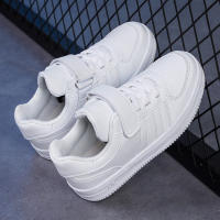 Zapatillas De Niños Y Niñas Blanco Deportivas Casuales Para Escuela Y Caminar Antideslizantes Talla 28-39 Material Superior De Cuero Suela De TPR - details 8