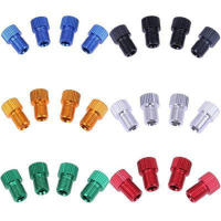 4Pcs Adaptador De Válvula De Bicicleta De Aluminio Para Neumáticos De Carretera Accesorios De Bicicleta Resistente Y Duradero - details 9
