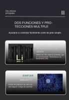 Kemei KM-2296 Afeitadora Profesional Para Hombres Máquina De Corte De Pelo Con Asiento Y Cargador Trimmer De Pelo Ajuste De Longitud De Cabello 0.5-1 Mm Material De Hoja De Acero Carbono - details 7