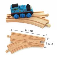 Accesorios De Pista De Tren De Madera Compatible Con Todas Las Marcas Anillo De Pista Circular Regalo Para Niños Edad 4-12 Años - details 10