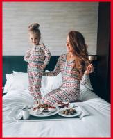 Pijamas De Navidad Para Familia 2023 Adecuado Para Padres Y Hijos Ropa De Año Nuevo Talla 4-6Años Material Poliéster Estilo Divertido Y Cálido Conjunto De Pijamas Para Todas Las Estaciones - details 10