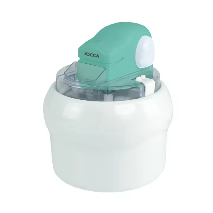 Jocca Heladera Turquesa Compacta 1L para Helados y Sorbetes con Termostato Reversible y Bajo Consumo de 8W - 1