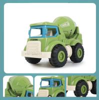 Juego De 4 Piezas De Coches De Ingeniería UNGH Para Niños Juguetes De Vehículos Inerciales Mini Camión Grúa Excavadora Remolque Para Educar Y Divertir - details 7