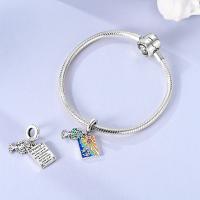 Encantos Originales De Plata 925 Para DIY Pulsera Y Collar Joyería Para Mujer Con Deseño De Sol Y Luna Joyas Delicadas - details 72