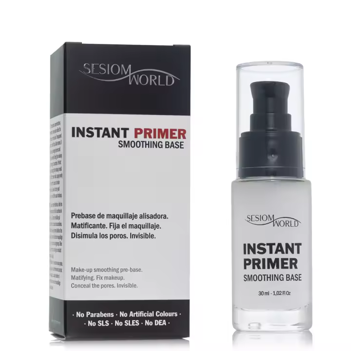 Sesiomworld Prebase de Maquillaje Alisadora INSTANT PRIMER Translúcida SIN PARABENOS 30ml - 1