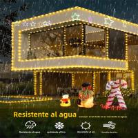 Luces De Cadena De Navidad 1000/500LED Impermeables Con Control Remoto Para Decoración De Exterior Árbol Fiesta Matrimonio - details 7
