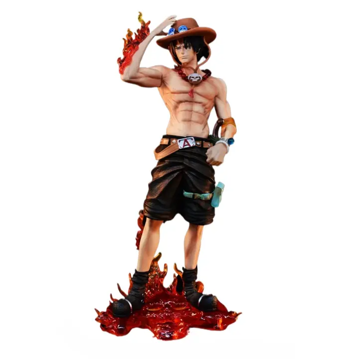 Figura De Anime One Piece Ace PVC De 24cm Figura Coleccionable De Modelo Juguetes Regalos Para Adultos Fans Del Anime - 1