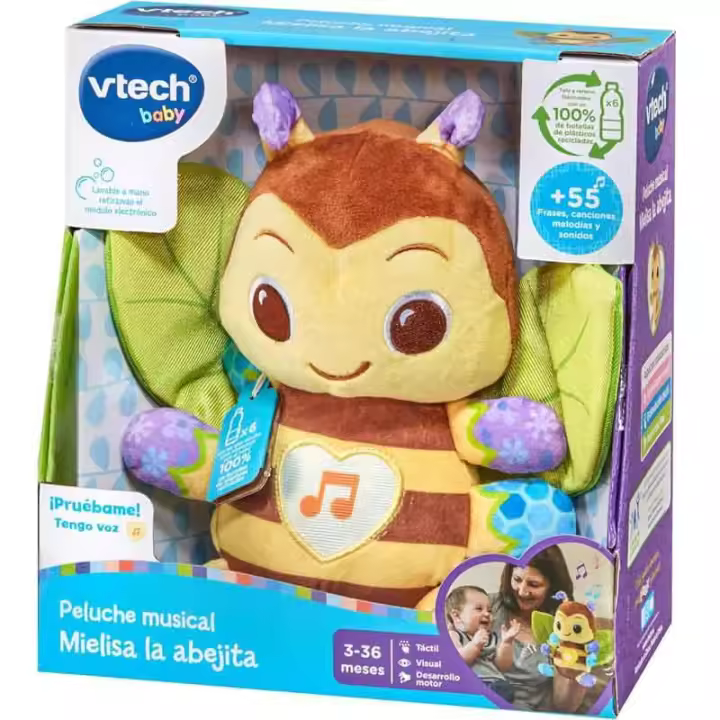 Peluche Musical Mielisa La Abejita (VTech 80554722) VTECH - 1