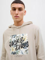 Jack & Jones Hombre Sudadera con capucha de 270 grs Mod JJWAII SHAPE logo estampado Moda Casual Informal Ref 269316 - details 11