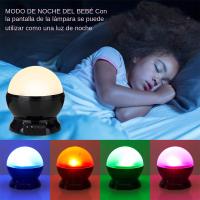 Proyector De Estrellas Nebulosa Para Niños Luz Nocturna Con Cable USB Cambio De Color 12 Colores Rotación 360 Grados Regalo Romántico Para Mujeres Y Niños - details 3