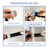Cinta De Atado De Carga Con Hebilla De Metal Para Coche Motocicleta Bicicleta 1M Cinta De Fijación De Equipaje Fuerte Y Duradera - details 5