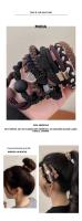 10Pcs Set De Cinturones Para El Cabello Elásticos Duraderos Moda Anillas De Cabello De Goma Para Cola De Caballo Cabello Rizado - details 1