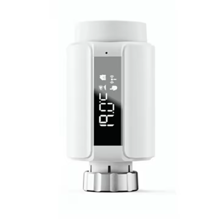 Termostato de radiador Maxcio Wifi, termostato inteligente digital con concentrador compatible con Amazon Alexa y Google Home, ahorra en calefacción. - 1