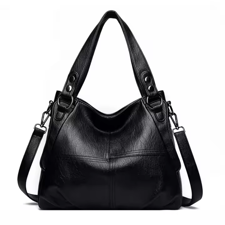 Bolso De Hombro Para Mujer De Cuero De Alta Calidad Tote Shopper De Lujo Diseñador Bolso Feminino Con Manija De Encima - 1