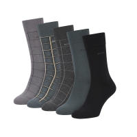 Hugo Boss-Pack 5 Pares Calcetines Hombre de Algodón Caña Alta 50547921 Hugo Boss-Pack 5 Pares Calcetines Hombre de Algodón Caña Alta 50547921