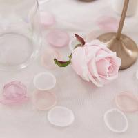 200Pcs/Bag Organza Rosas Artificiales Pétalos Para Accesorios De Boda Decoración Romántica Rosa Blush Hechos a Mano - details 2