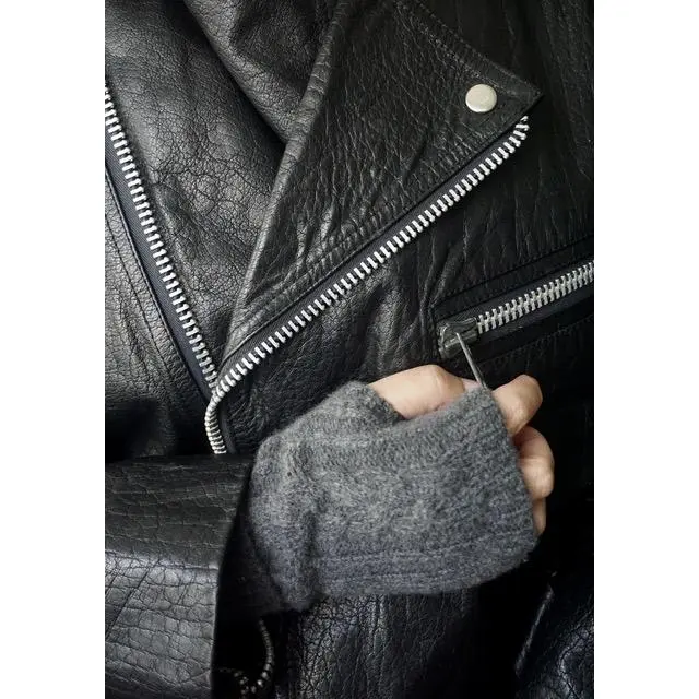 Guantes sin dedos de lana y cashmere, confeccionados en España: Calidad y estilo para tus manos - 1