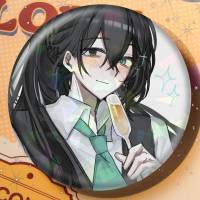Hong Lu Limbus Broche De Manga Iconos En Mochila Accesorios De Empaque Pin Redondo Para Ropa Y Bolsos Decoración Regalos - details 15