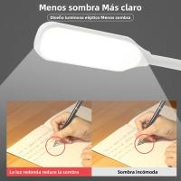 Luz De Lectura LED 7 Luces Recargable USB Con Clip Flexible 3 Niveles De Luz Cálida Y Fría Portátil Para Lectura Nocturna - details 8