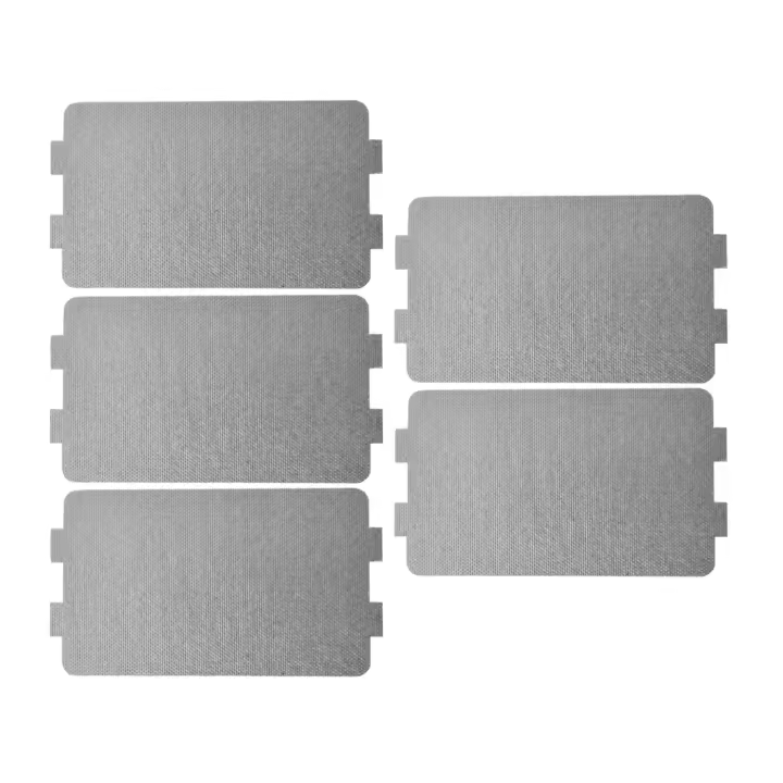 5pcs Hoja De Mica Universal Para Horno Microondas Accesorios De Cocina Cubierta De Guía De Onda 11.6 X 6.5cm - 1