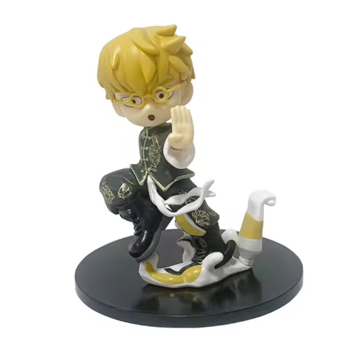 Figura De Acción PVC 11cm De Mr. ONE De Mob Psycho 100 Reigen Arataka Maofu Yingshan Regalo De Cumpleaños Para Niños - 1