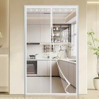 Cortina De Malla Suave Magnética Para Puerta Antisiquios Sin Manos Cierre Automático Para Entrada Cocina Protección Contra Mosquitos - details 2