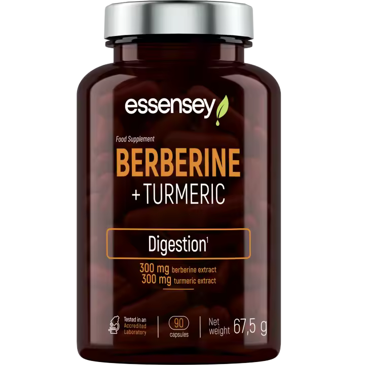 Essensey Berberine + Turmeric 90 Cápsulas | Complemento Alimenticio con Extractos Vegetales | Apoyo Metabólico Diario - 1