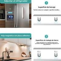 Luz Nocturna Sensor De Movimiento Wireless USB Recargable Para Habitación Armario Armario Pasillo Y Escaleras Luz Caliente/Cálida - details 5