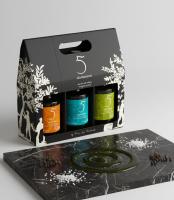 5 Elementos - Estuche Aceite de Oliva Virgen Extra Cornicabra, Picual y Arbequina 3x250ml, Regalo Gourmet de Variedades Premium - details 3