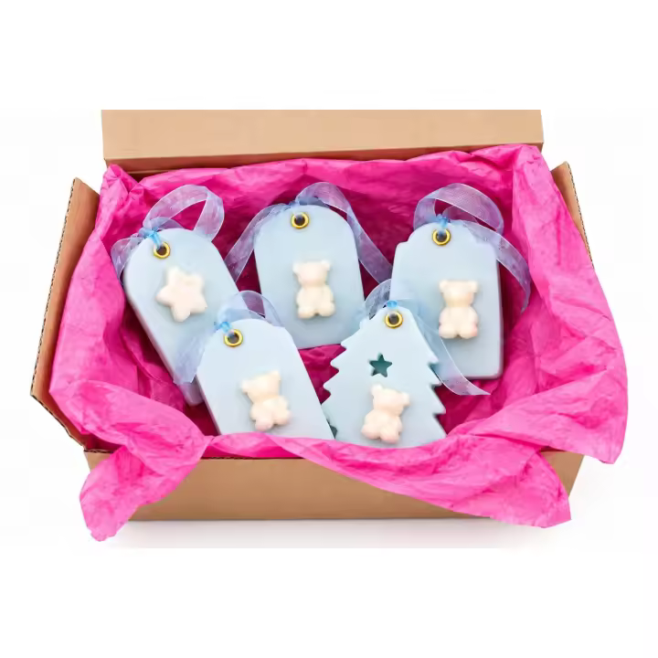 Pack de 5 Ambientadores para los Armarios, Aroma a Ropa Limpia, Cera Soja 100% Natural | Perfumadores Cajones Ropa | Wax Melt Quemador, El Pardal d'Or - 1