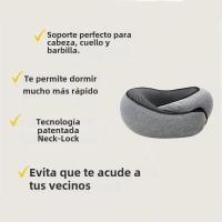 Almohada De Viaje En Forma De Caracol De Espuma De Memoria Soporte De Cuello Ajustable Portátil Suave Para Descanso Del Mediodía Y Sueño - details 2