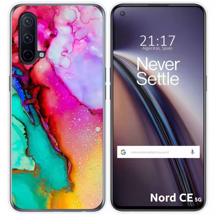 Funda Silicona para OnePlus Nord CE 5G diseño Mármol 15 Dibujos - 1