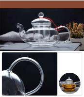 Tetera De Vidrio Con Strainer Gran Capacidad Resistente Al Calor Kettle Chino Tradicional Kung Fu Teaware Contenedor De Agua - details 6