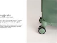 CREATE - Maleta blanda de poliéster con candado TSA y ruedas multidireccionales - LUGGAGE STUDIO SOFT - details 1