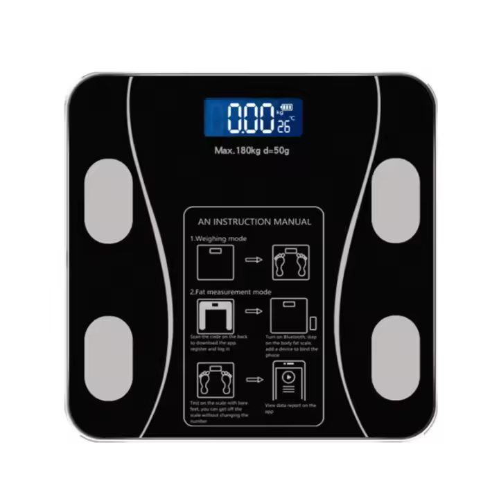 Bascula Grasa Corporal y Muscular, Bascula de Baño con App, Bascula Inteligente para Fitness, Monitor de Composición Corporal con Medición, sin pilas, Sokany - 1