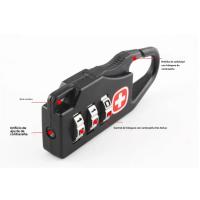 Cerradura De Seguridad Mini Aleación Para Equipaje Viaje Exterior Cerradura De Combustión Para Manillar De Bolsos Y Mochilas Anti-Robo Con Código De Combustión - details 3