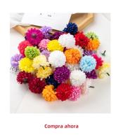 Rosa De Seda Artificial 10CM Para Boda Navidad Regalo DIY Decoración De Hogar Arcos De Jardín Corona De Flores Regalo Caliente - details 1