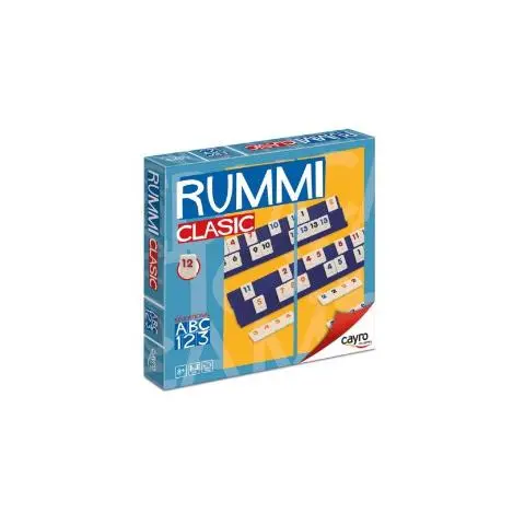 Juego de Mesa RUMMICLASIC Cayro - Estrategia y Diversión - 2 a 4 Jugadores - 1