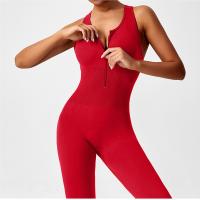 Conjunto De Yoga Para Mujer Moda Color Sólido Cuello Redondo Ajustado Fitness Ropa Deportiva Overoles De Gimnasio Sexy Ropa De Yoga - details 20