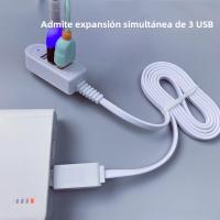Cargador Multi-función USB 3 En 1 Convertidor Con Hub De Puertos USB Accesorios Para Cables De Datos Extension Splitter Socket - details 1